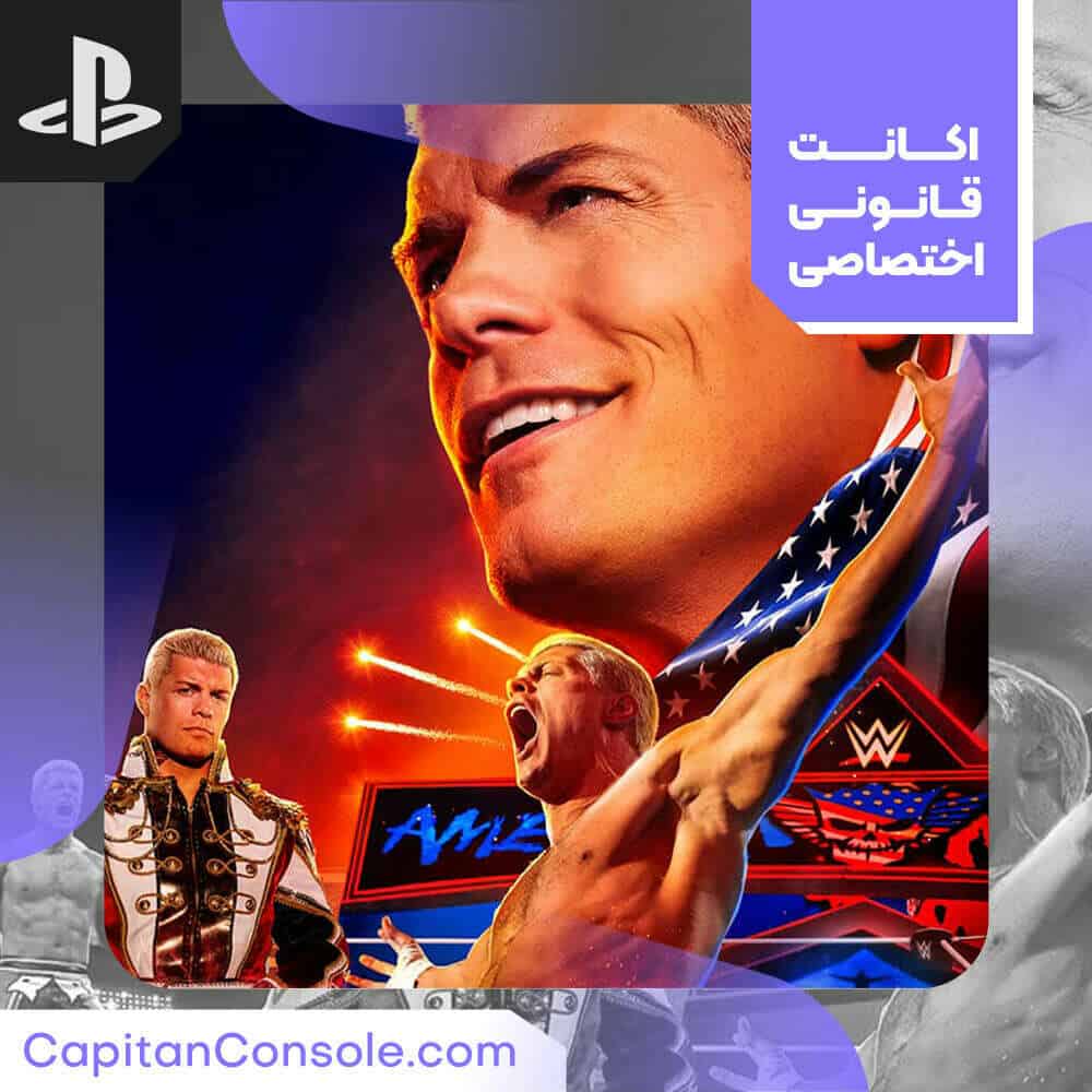 اکانت قانونی بازی WWE 2K24 برای PS4 و PS5