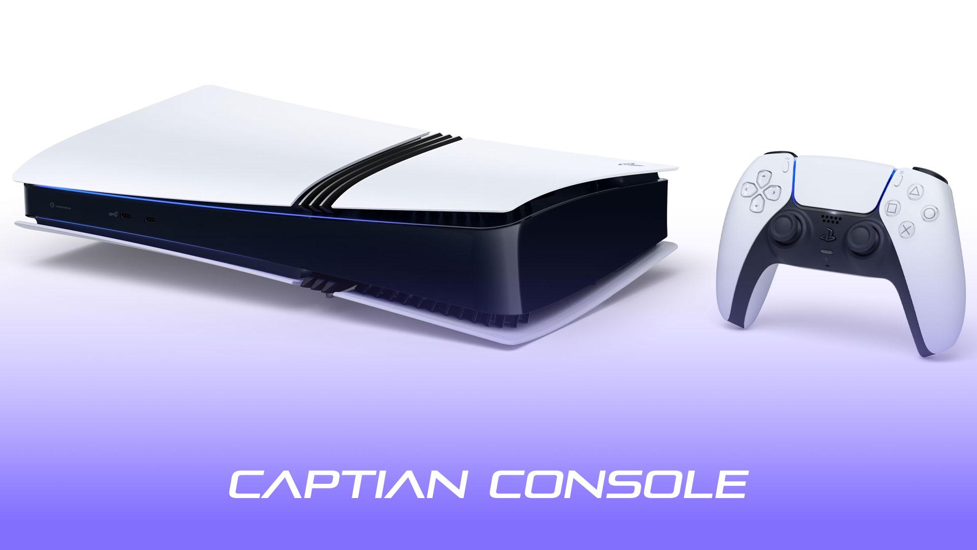 تصویر کنسول PlayStation 5 pro به همراه دسته بازی