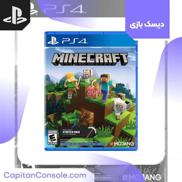 دیسک بازی Minecraft Bedrock برای PS4