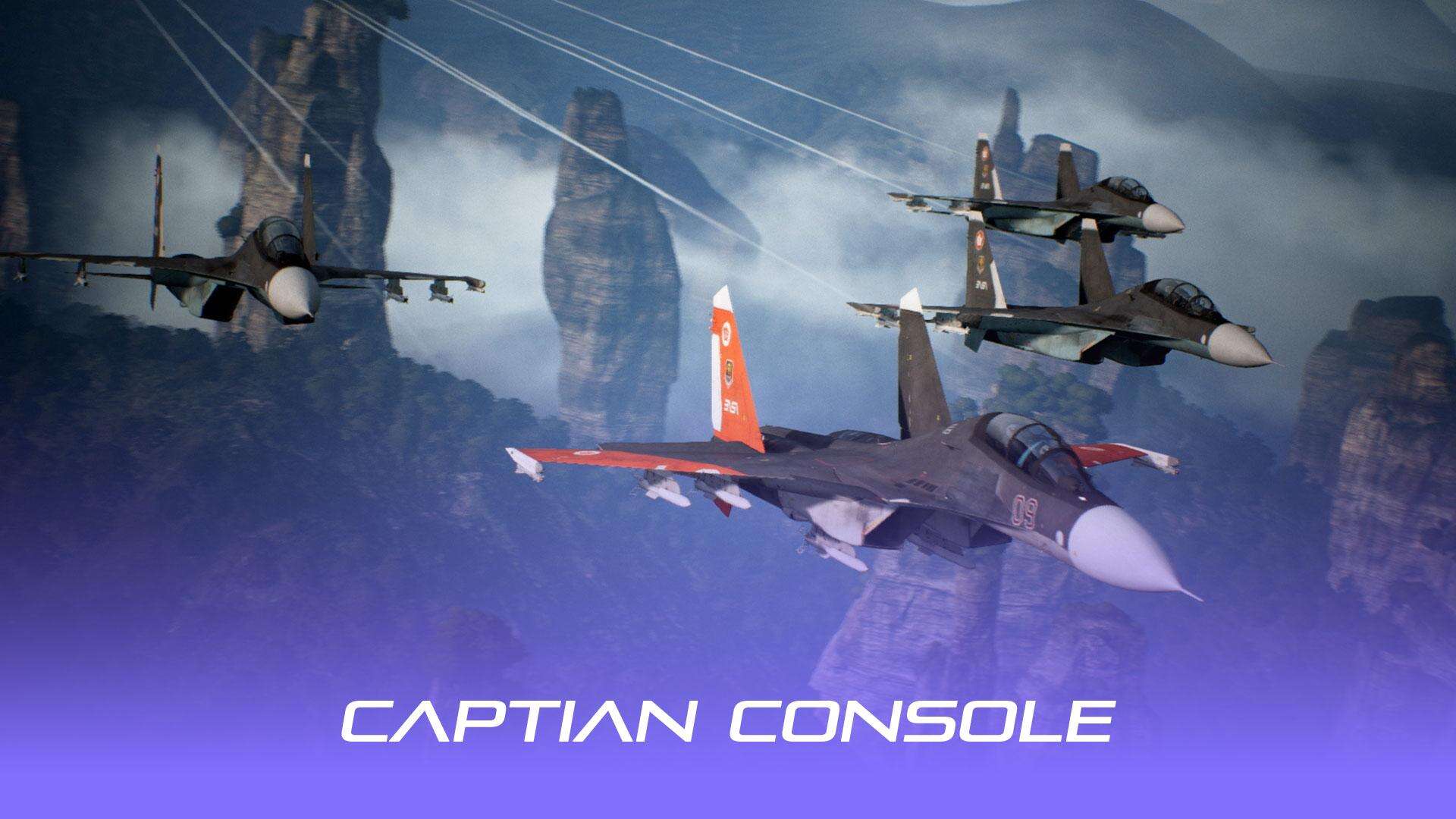 تصویری از جنگنده‌ها در بازی Ace combat 7 Deluxe edition 