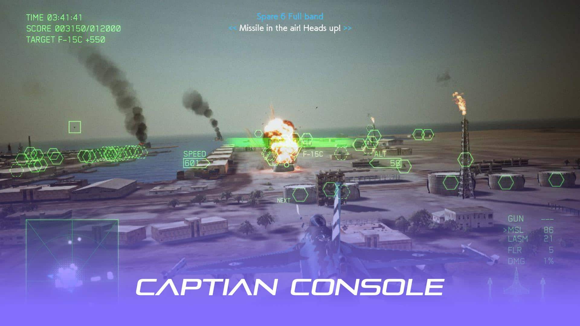 تصویری از گیم‌پلی بازی Ace combat 7 Deluxe edition 