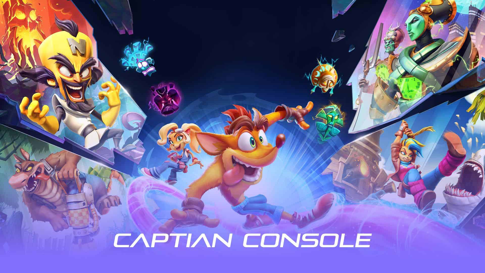 تصویری از شخصیت‌های بازی Crash Bandicoot 4 It