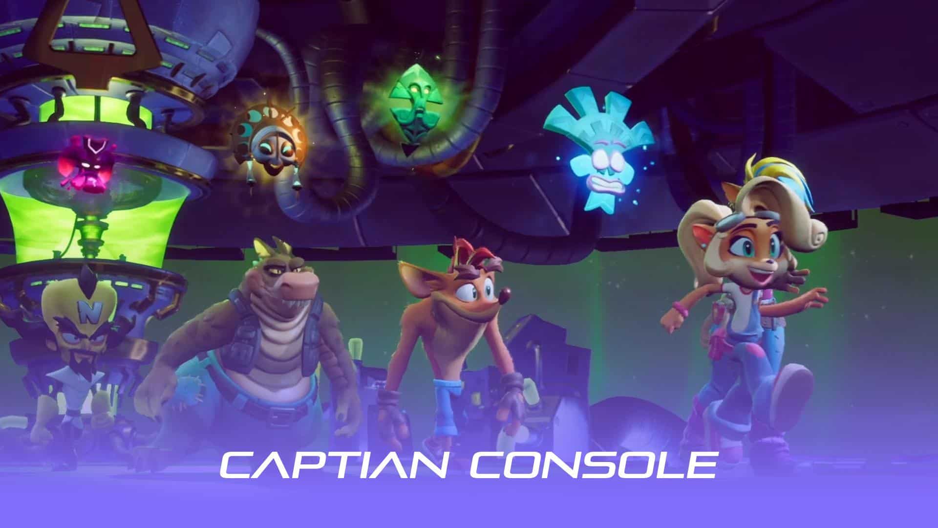 تصویری از ماسک‌ها بازی Crash Bandicoot 4 It