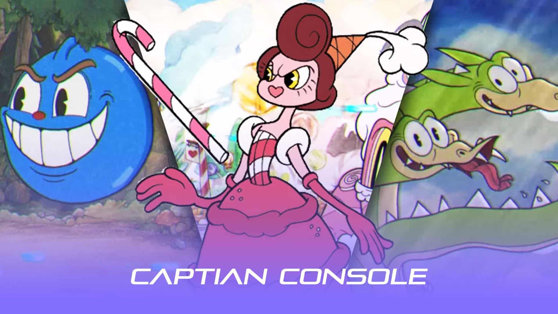 تصویری از دشمنان در بازی Cuphead 