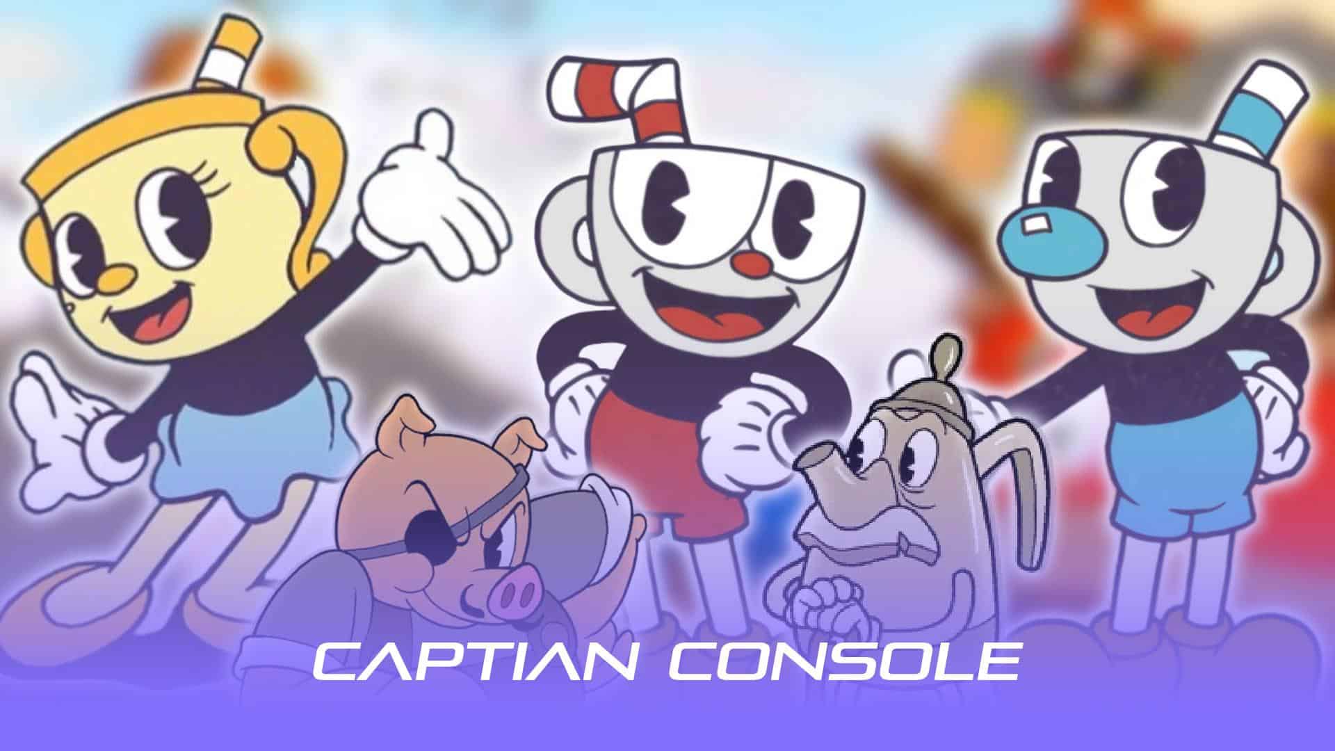 تصویری از شخصیت‌های در بازی Cuphead 