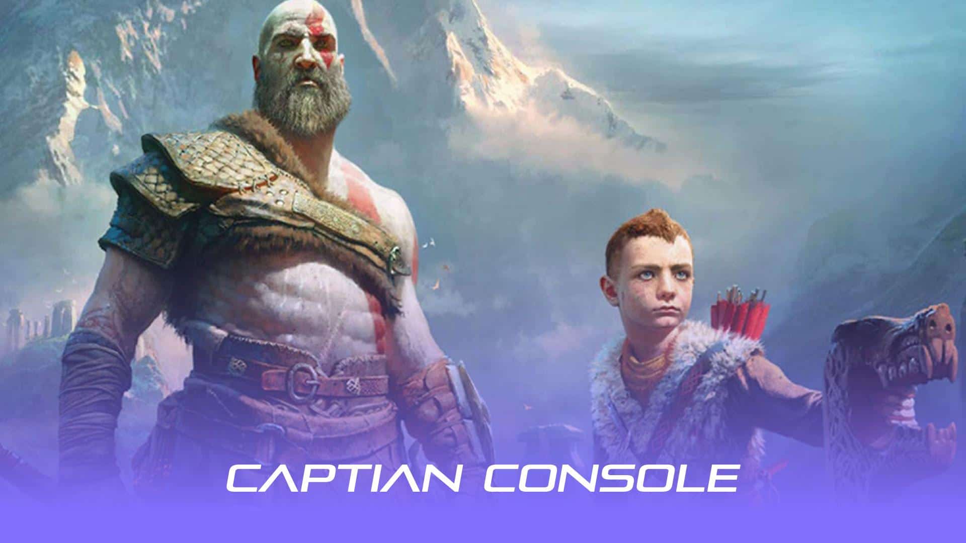 تصویری از شخصیتهای اصلی بازی God of War 4