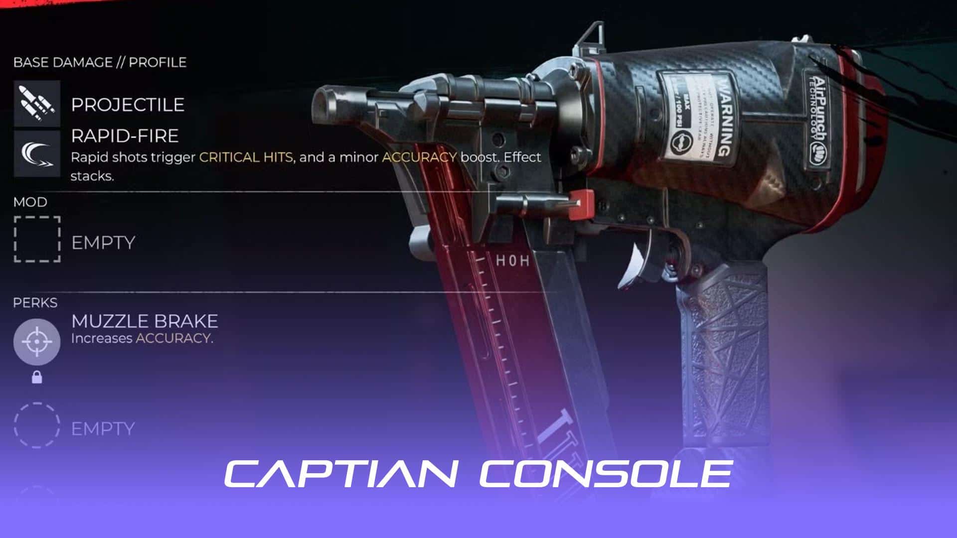 تصویر تفنگ میخ‌کوب (Nail Gun)