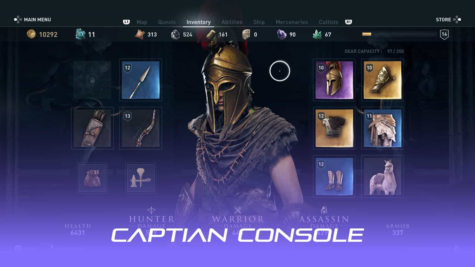 تصویری از سلاح و امکانات در بازی Assassin’s Creed Odyssey