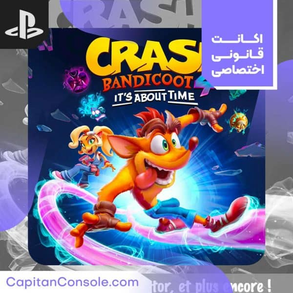 اکانت ظرفیتی قانونی بازی Crash Bandicoot 4 It's About Time برای PS4 و PS5