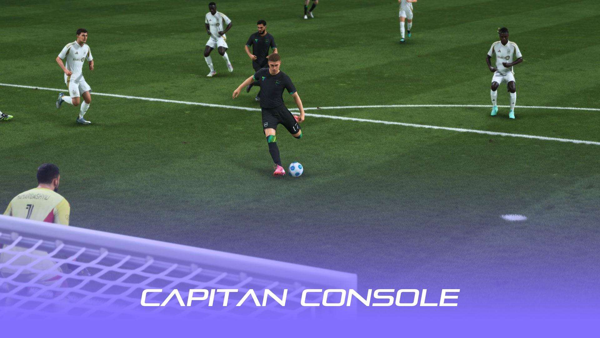 تصویری از گل زدن بازیکن