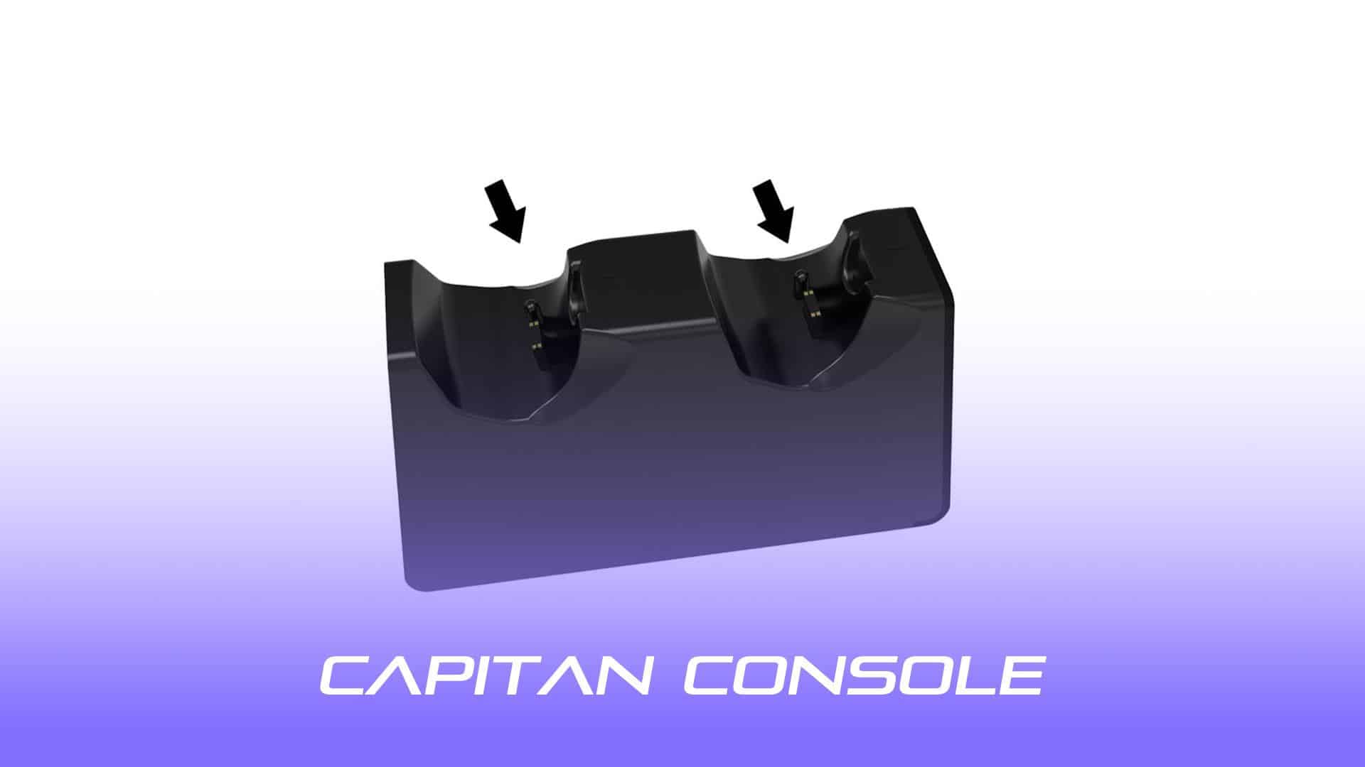 محل قرار گرفتن کنترلرها روی پایه شارژ