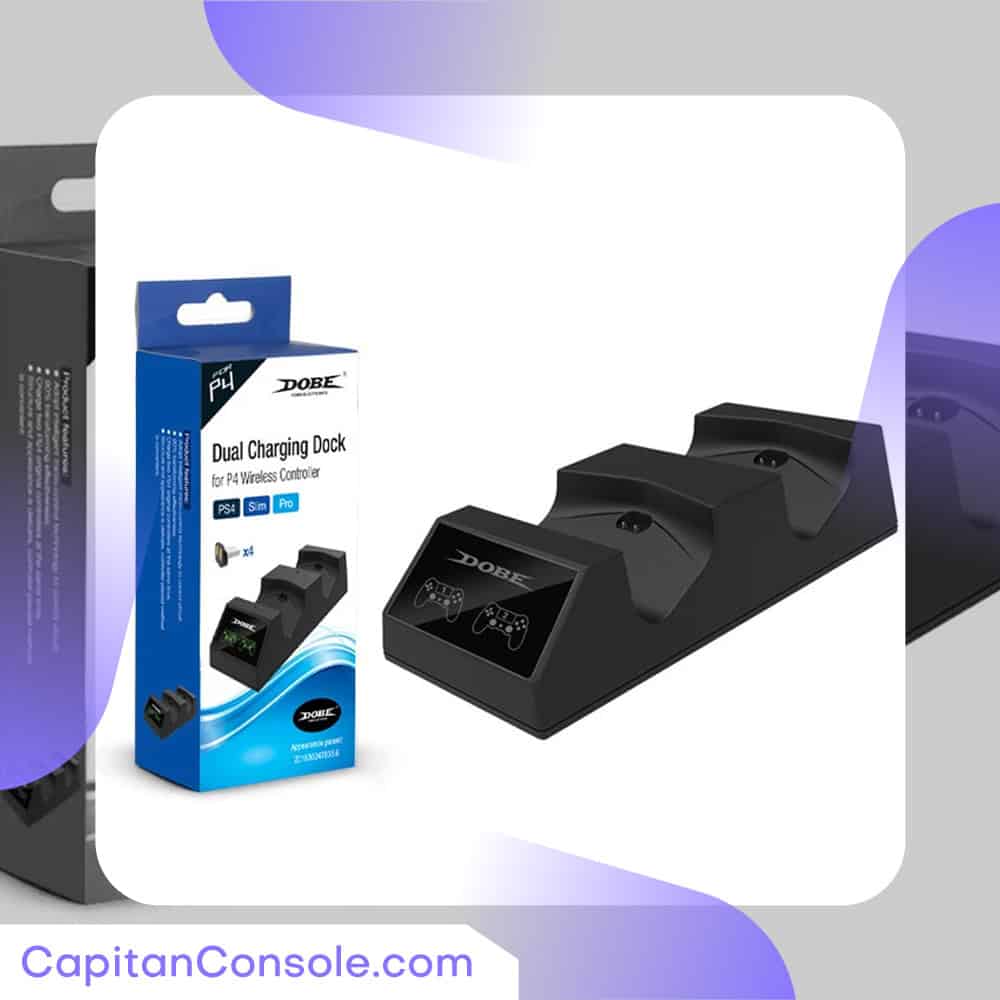پایه شارژر دسته PS4 دابی TP4-1822 - Image 2
