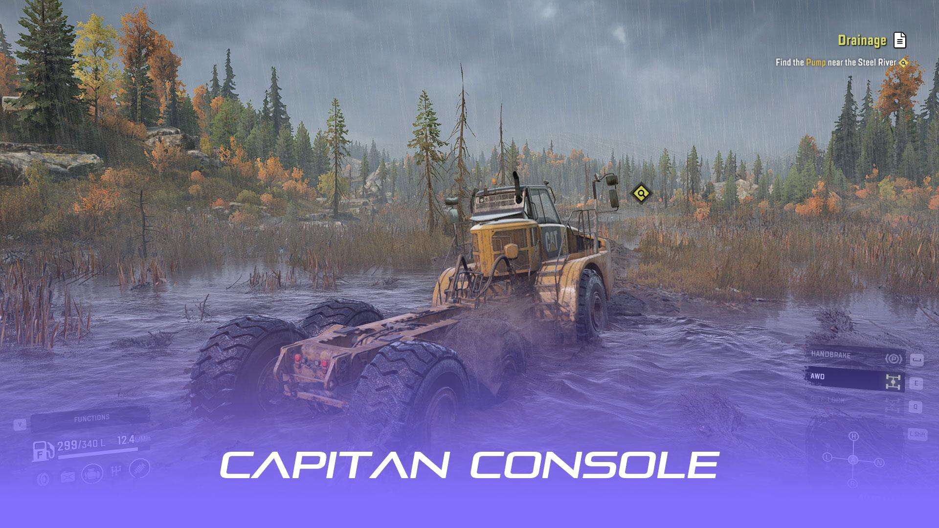 تصویری از گیمپلی بازی SnowRunner