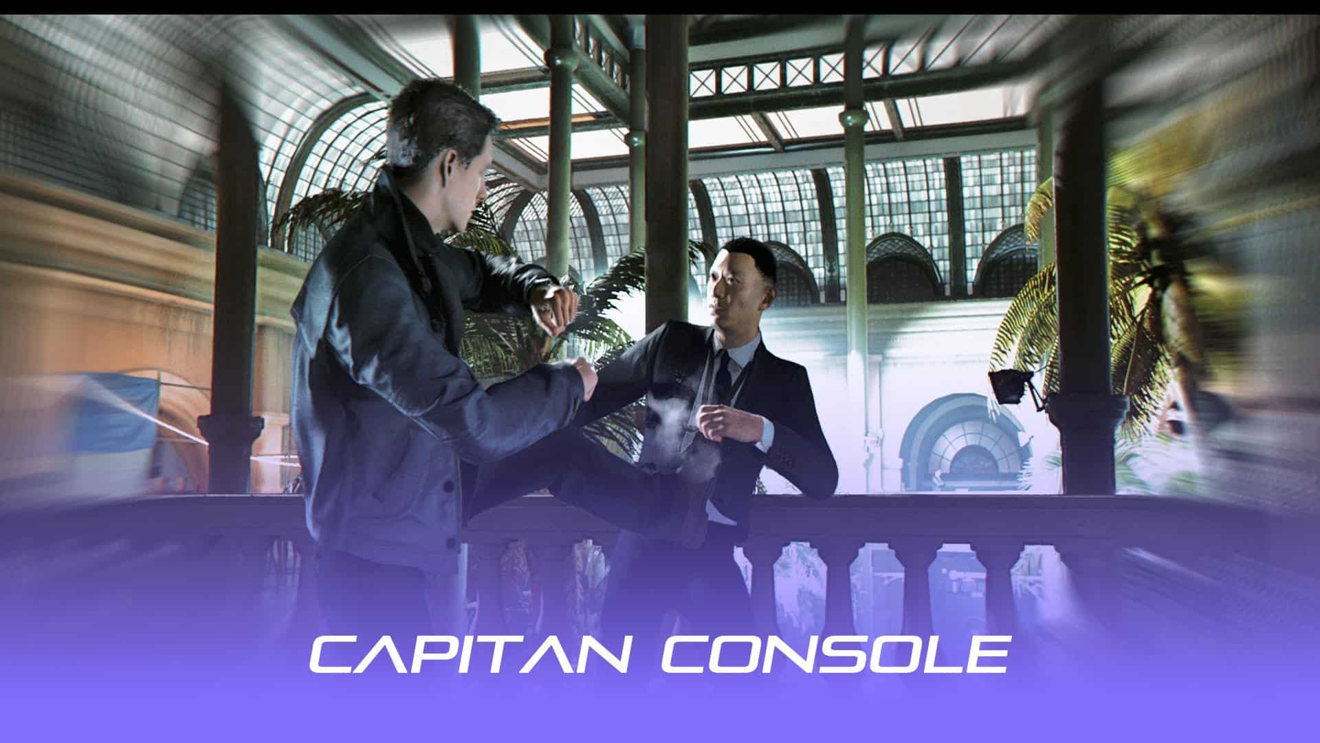 تصویری از مبارزه جیمز باند با دشمنش