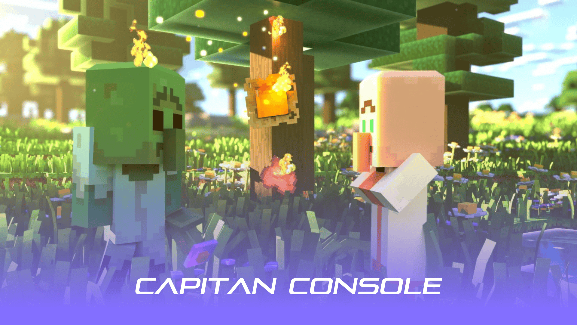 تصویری از دنیای بازی Minecraft Legends